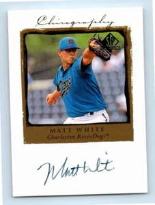 1999 Upper Deck SP Top Prospects Chirografia #MW Bianco Opaco Autografo Auto - Foto 1 di 2