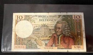 10 DIX FRANCS; French Banknote K.2-12-1971, Banque De France, Circulated - Picture 1 of 2