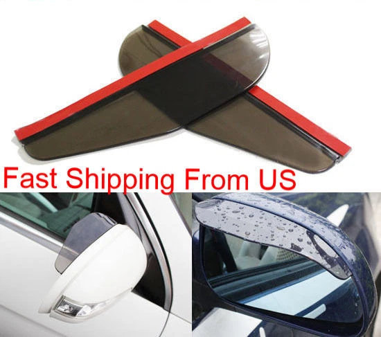 Espejo retrovisor lateral universal parasol protector de agua para lluvia coche camión SUV Foto 1 de 1