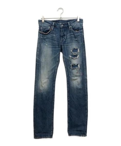 Pantalones de mezclilla Hysteric Glamour Distressed Indigo 0131AP03 - Imagen 1 de 4