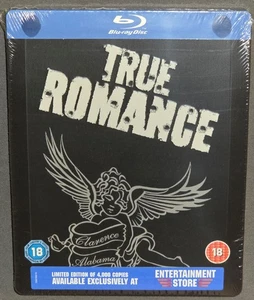 TRUE ROMANCE BLURAY STEELBOOK UK IMPORT - REGION B *BRAND NEW SEALED* - Picture 1 of 4