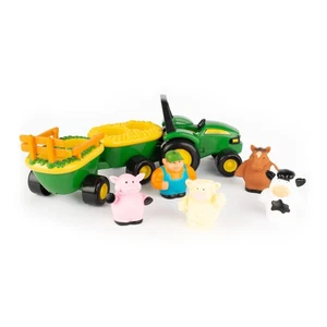 John Deere Animal Sounds Hayride Preschool Matching & Musical Tractor Set, 6 pc - Picture 1 of 3