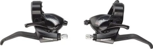 Shimano ST-EF41 3x7-Speed Brake/Shift Lever Set Black - Picture 1 of 1
