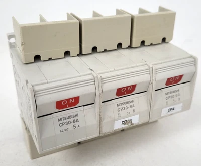 (Lote de 3) Disyuntor CP30-BA Mistutsubishi 5 Amp 2 Polos - Opción al día siguiente Foto 1 de 4