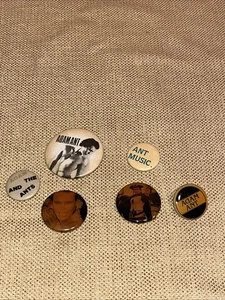 Vintage Adam Ant button pin Lot. 1980’s - Picture 1 of 2