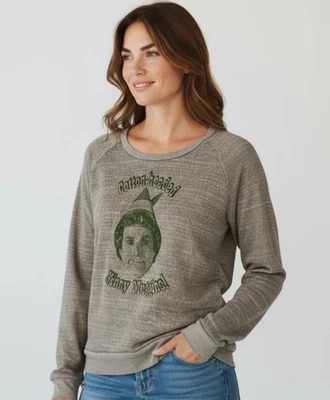 Elf The Movie Cotton Headed Ninny Muggins Very Thin Thermal XL Gray Green NWOT - Image 1 of 4