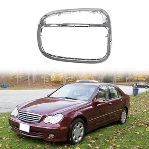 ABS Chrome Gear Shift Cover Panel Trim For Mercedes Banz C-Class W203,C230,C320 - Picture 1 of 12