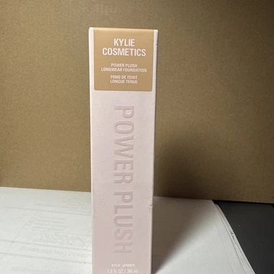 Kylie Cosmetics Power Plush Longwear Foundation In 4C New In Box. 1oz/30mL - Image 1 of 4