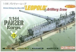Dragon 1/144 Panzer C.28cm K5(E) Leopold & Artillery Crew Straight Track 14503📌 - Picture 1 of 1