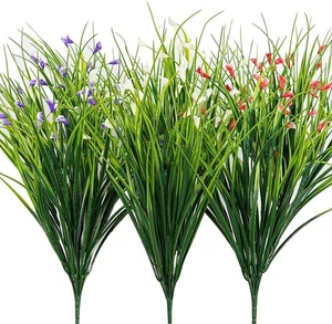 Melorca&Guilla Artificial Plants Outdoor 6PCS 23“ Fake Tall Calla Lily+grass - Picture 1 of 9