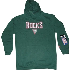 Milwaukee Bucks Throwback Adidas Kapuzenpullover Neu Etikett Jungen Jugend - Bild 1 von 3