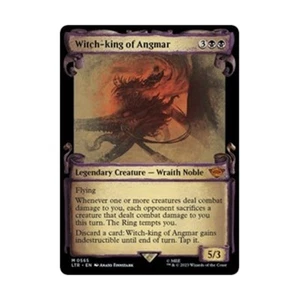 WOTC Universes Beyond: Lord of t Witch-king of Angmar (Showcase Scrolls) ( NM - Picture 1 of 1