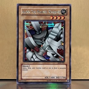 YuGiOh • Alpha The Magnet Warrior 🧲 • Secreto Prismático Raro • DOR-001 • MP - Imagen 1 de 2