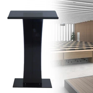Podium Acrylic Church School Portable Lectern Office Pedestal Conference Stand - Picture 1 of 12
