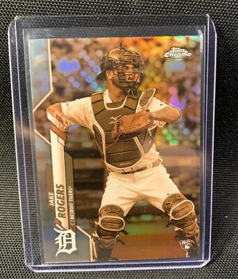 2020 JAKE ROGERS Topps Chrome Rookie SEPIA Refractor #47 - Detroit Tigers - Image 1 of 2