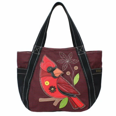 Chala Carryall Zip Tote Shoulder Bag - Cardinal, Cat, Llama, NWT - Image 1 of 4