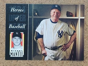 1994 Upper Deck All-Time Heroes Baseball #222 Mickey Mantle NY Yankees - Picture 1 of 2