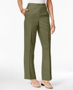 Alfred Dunner Classic Fit Straight-Leg Proportioned Short Pull-On Pants Color Ca - Picture 1 of 1