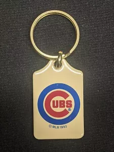 Vintage CHICAGO CUBS Baseball Logo Keychain Fob MLB - Picture 1 of 2