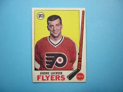 1969/70 O-PEE-CHEE NHL HOCKEY CARD #98 ANDRE LACROIX EX/NMSHARP!! 69/70 OPC - Image 1 of 2