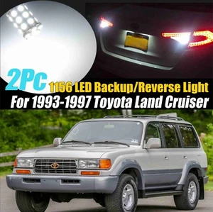 2Pc 1156(BA15S) 27SMD White Backup/Reverse Light for 93-97 Toyota Land Cruiser - Picture 1 of 7