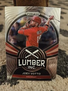 2022 Panini Prizm Baseball Lumber Inc. Joey Votto LI-8 Cincinnati Reds - Picture 1 of 2