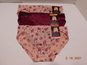 NEW Maidenform 3 Pairs Comfort, No Show Bikini, Panties S/5 Muti-Color 40046 - Picture 1 of 3