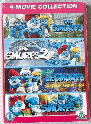 Die Schlümpfe, The Smurfs, 4-movie Collection, DVD Englisch NEU OVP - Bild 1 von 4