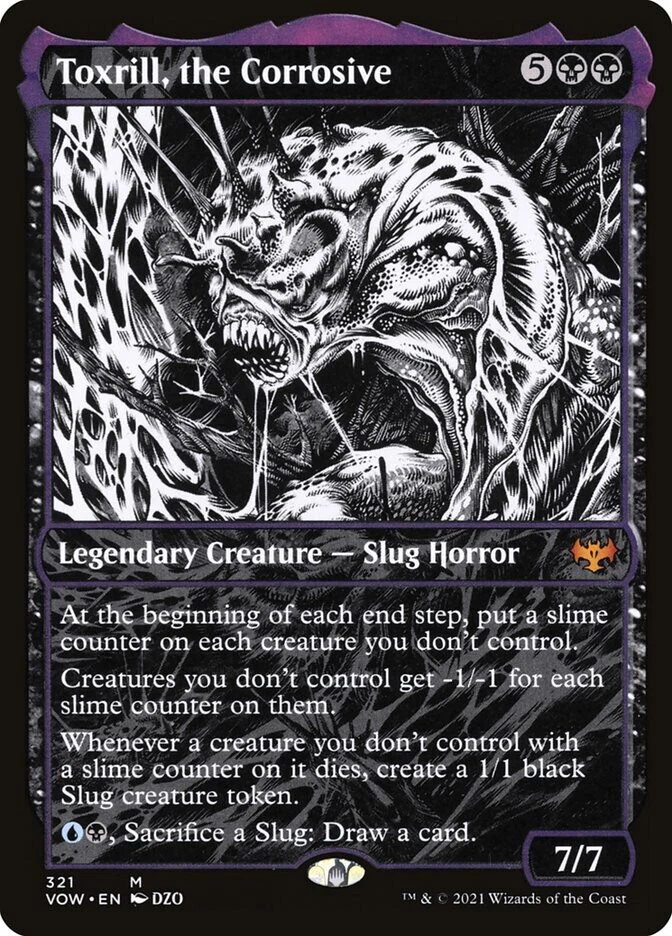 MTG Toxrill, the Corrosive Showcase  - Innistrad: Crimson Vow #321 - Image 1 of 1
