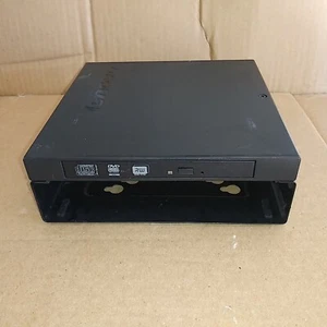 Lenovo ThinkCentre Tiny VESA 03T9717 Slim USB CD DVD Burner 04X2176 w/ Bracket - Photo 1/3