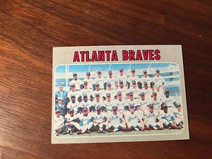 1970 TOPPS # 472 BRAVES TEAM CARD NRMINT! sharp corners - Picture 1 of 2
