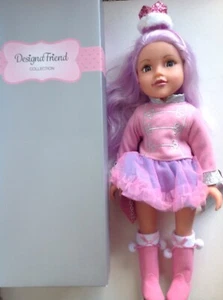 Muñeca Design a friend Clara nueva muñeca Chad Valley Designafriend 18" cabello lila - Imagen 1 de 4
