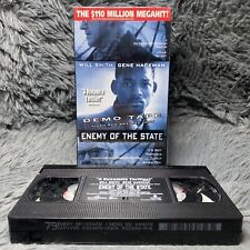 Enemy of the State VHS 1999 Promo Screener Demo Will Smith Gene Hackman Movie