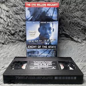Enemy of the State VHS 1999 Promo Screener Demo Will Smith Gene Hackman Movie - Picture 1 of 8
