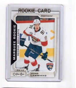 2018-19 O Pee Chee Marquee Rookie Update Card Juho Lammikko Florida Panthers