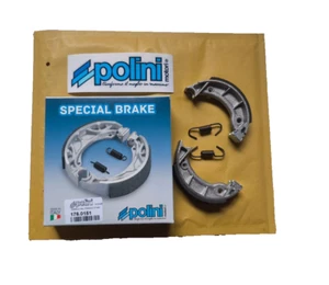 Brake shoes Polini drum brake 90x18 mm incl. springs Piaggio Vespa Ciao Bravo - Picture 1 of 2