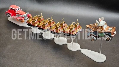DISNEY CARS CUSTOM 3D PRINTED MATER SAVES CHRISTMAS DISPLAY STAND read SAVE 6% - Image 1 of 2