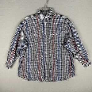 Vintage Guess by Georges Marciano Button Down Shirt Mens Size 2 Gray USA MADE - Picture 1 of 9