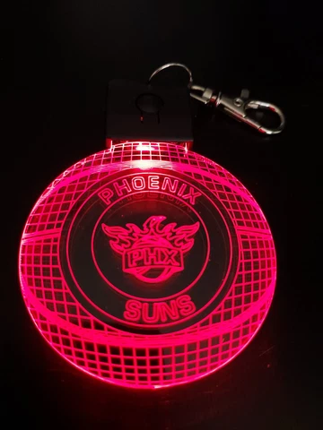 Phoenix Suns  Basketball 3D Light Keychain Cover
