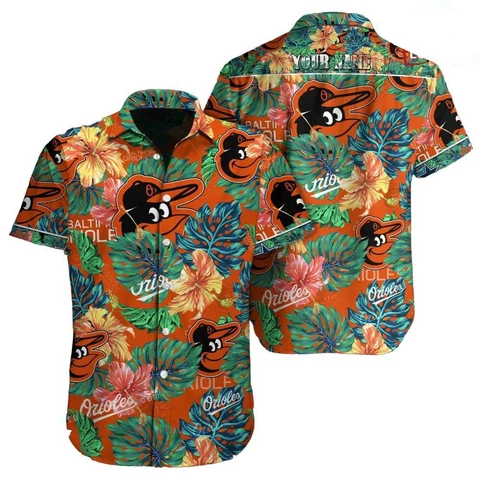 Personalized Baltimore Orioles Hawaiian Shirt For Summer Trip Sports Apparel New Cover