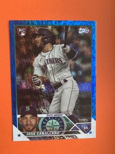 Jose Caballero 2023 Topps Update Blue Foil RC /999 #US183