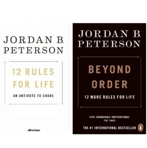 Jordan B. Peterson 2 Books Set: 12 Rules For Life & Beyond Order (English) - Picture 1 of 1