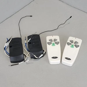 Harbor Breeze KUJCE9103 Ceiling Fan Light 2 Remote Controls & Receivers - Picture 1 of 5