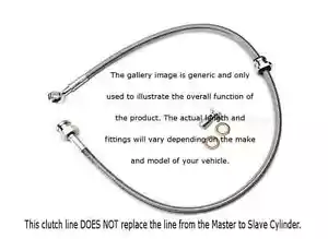 Techna Fit Stainless Steel Clutch Line, 1988-1990 Nissan Pulsar NC-610 - Foto 1 di 2