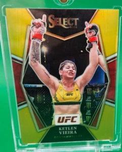 2022 Select UFC Ketlen Vieira Premier Level Gold Prizm /10 ๐ฅ๐ฅ๐ฅ - Picture 1 of 2