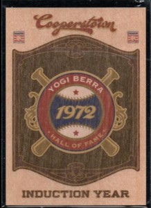 2012 Panini Cooperstown INDUCTION YEAR #12 Yogi Berra NEW YORK YANKEES 89