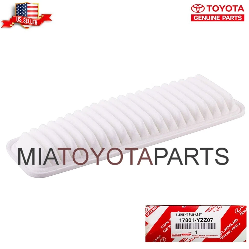 Genuine Toyota 2001-2006 Rav4 OEM Air Filter 17801-YZZ07 Rav4 EV 1998-2003 - Image 1 of 1