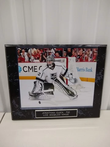 Jonathan Quick Kings 10 1/2 x 13 Black Marble Plaque With 8x10 Photo Cover