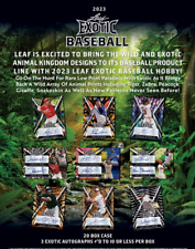 2023 Leaf Exotic Baseball Hobby - PRESELL - Sept Release - 3 AUTOS PER BOX!!