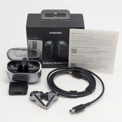 三星 Galaxy Buds3 Pro 蓝牙无线耳塞 银色 | SM-R630NZAEXAR — 第 1/4 张图片